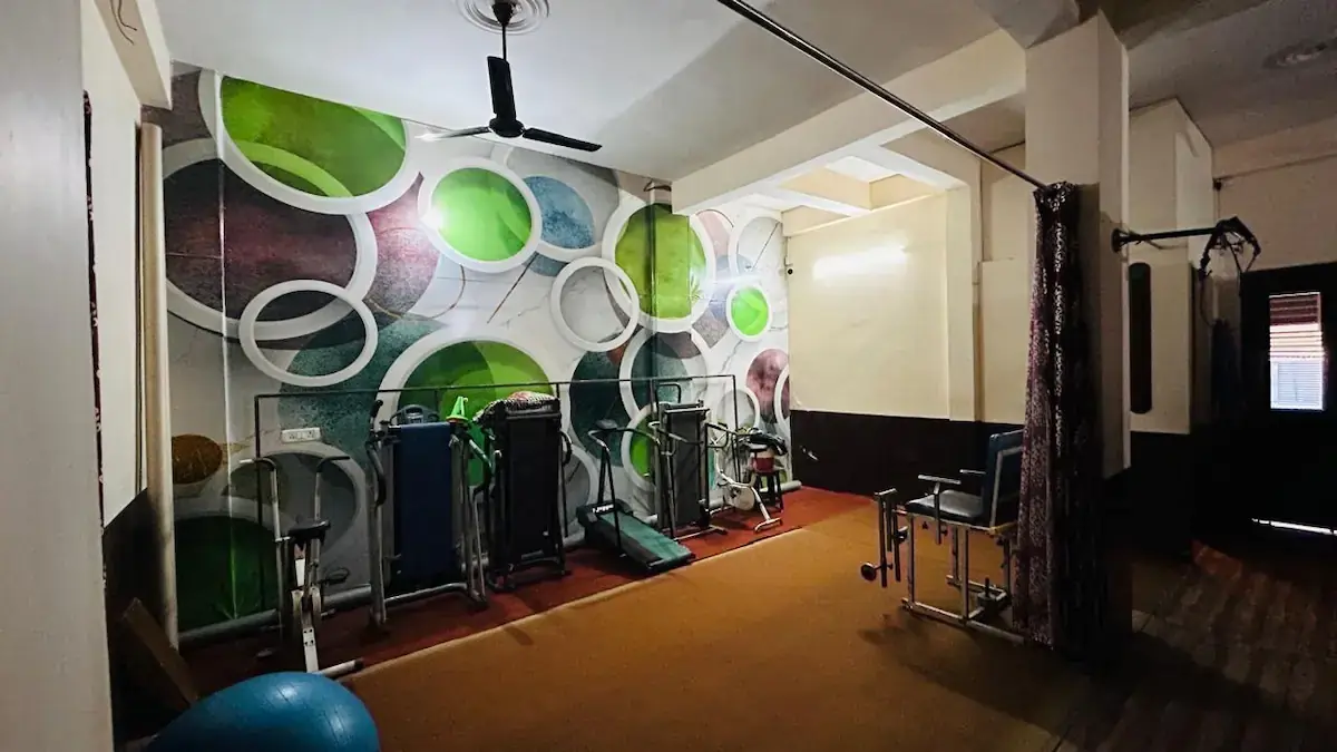 Exercise and rehabilitation area at Shamli Physiotherapy Osteo Chiro Clinic
